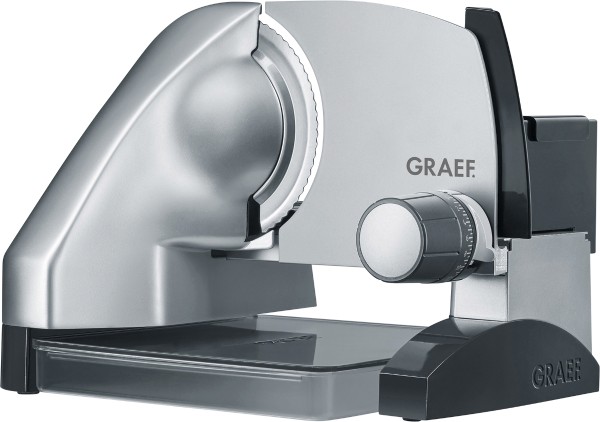 Graef - Metall-Allesschneider SKS 500 inkl. MiniSlice-Aufsatz, silber