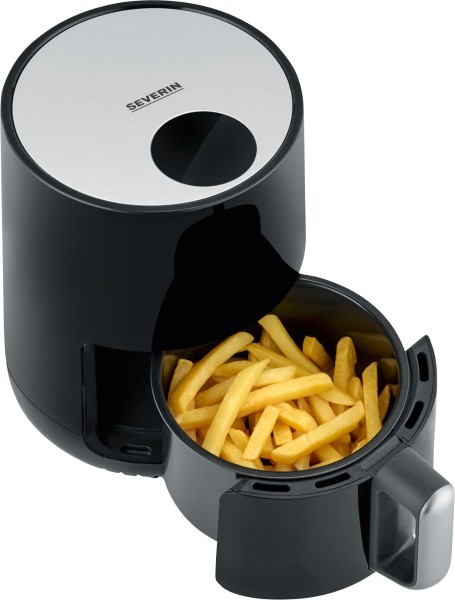 Severin - Heißluft-Fritteuse FR 2455, schwarz/silber
