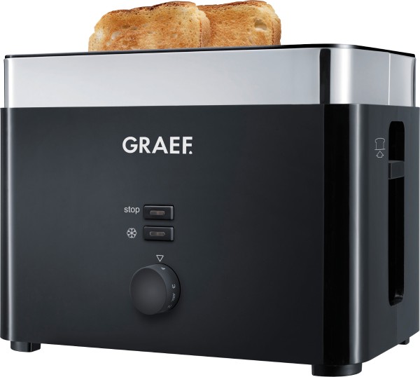 Graef - Toaster TO 62, schwarz   schwarz