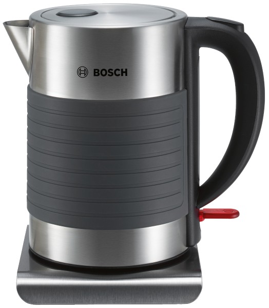 Bosch - Edelstahl-Wasserkocher TWK7S05, grau/schwarz