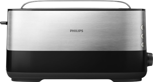 Philips - long slot toaster HD 2692, silver/black