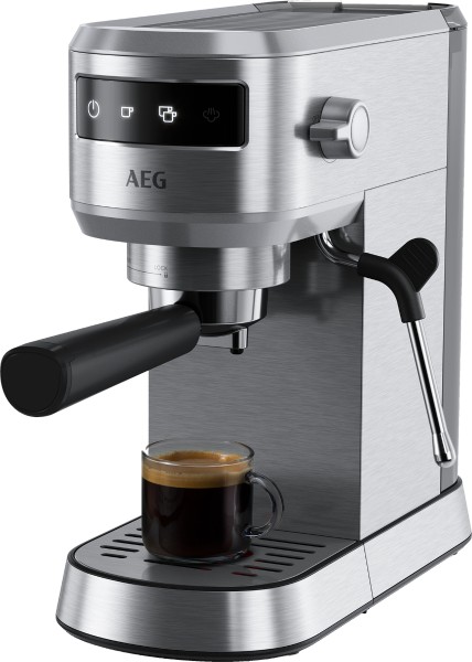 AEG - Espresso-Siebträgerautomat "Gourmet 6" EC6-1-6ST, stainless steel