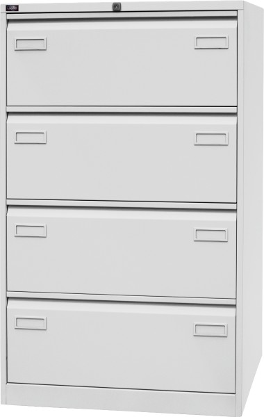 Bisley Light - filing cabinet CDF4, light grey