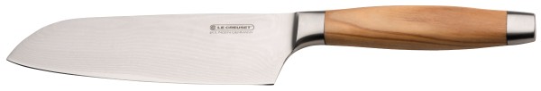 Le Creuset - Santoku knife 18 cm with olive wood handle