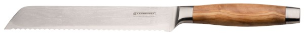 Le Creuset - Brotmesser 20 cm mit Olivenholz-Griff