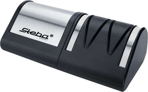 Steba - electric knife sharpener KS 1, stainless steel/black