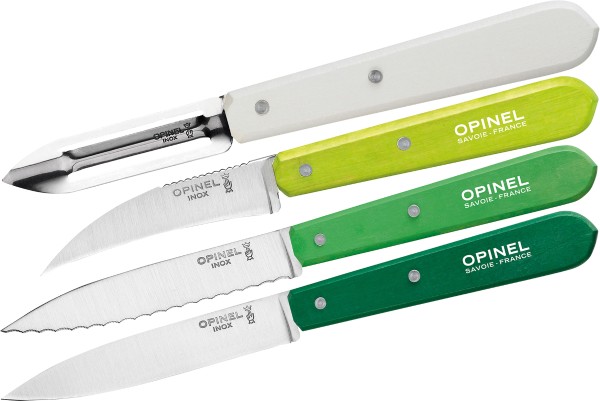 Opinel - Küchenmesser-Set 4-tlg., farbig sortiert