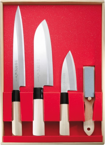Herbertz - Japanese chef‘s knife set incl. stone
