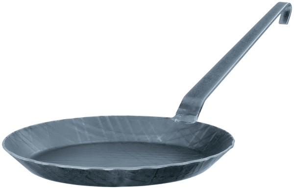 Rösle wrought-iron frying pan 28 cm with hook handle