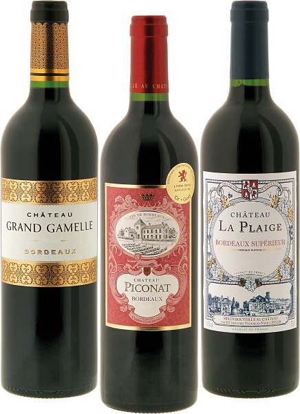 Bordeaux wine set 
