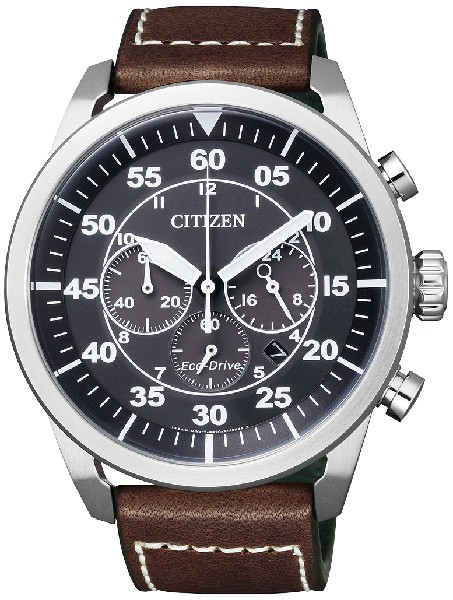 Citizen - Herrenchronograph CA4210-16E, schwarz/braun