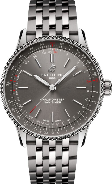 Breitling - Edelstahl-Armbanduhr 