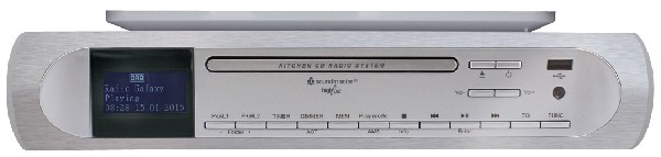 soundmaster highline - digitales Küchen-Unterbauradio UR 2170, silber  weiß
