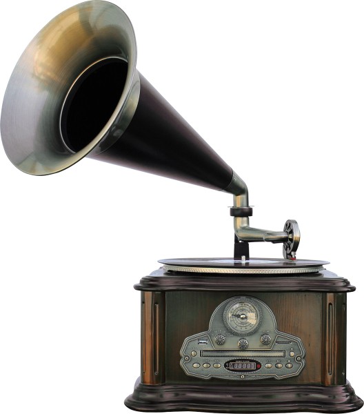 soundmaster - Nostalgie-Grammophon NR 917, Holzdesign