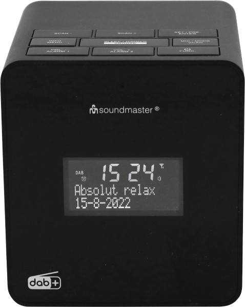 soundmaster - DAB+ clock radio UR109, black