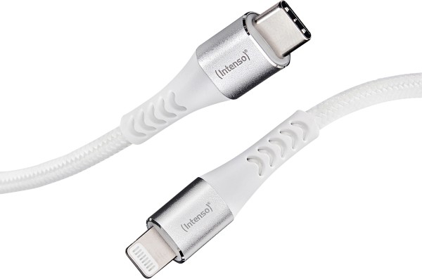Intenso - Lade-/Datenkabel USB-C/ Lightning,weiß