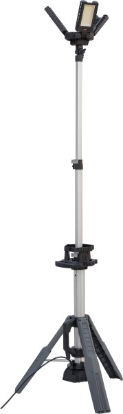 Brennenstuhl - Professional tripod hybrid LED construction spotlight three-head 13050 T, IP54,