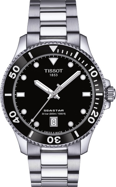 Tissot - Edelstahl-Armbanduhr 