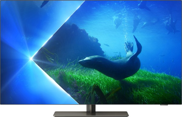 Philips - 4K OLED Fernseher 42OLED808 mit Ambilight 42 Zoll/106 cm, Energieeffizienzklasse G