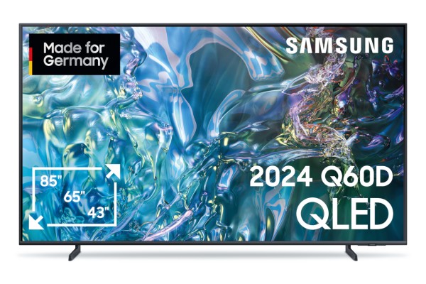 Samsung - 4K QLED Fernseher GQ43Q60D, 43 Zoll/108 cm, Energieeffizienzklasse F