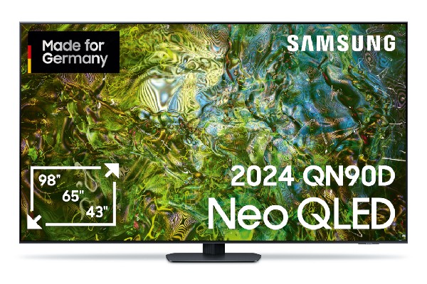 Samsung - 4K QLED TV GQ65QN90D, 65 inch/163 cm energy efficiency class F (AbisG spectrum)