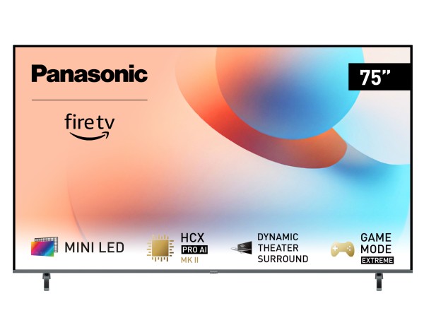 Panasonic - 4K Mini LED Fernseher TV-75W95AEG, 75 Zoll/189 cm, Energieeffizienzklasse G