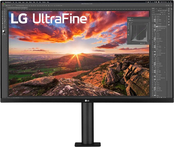 LG - Ergo UltraFine UHD Monitor 80,01 cm, schwarz