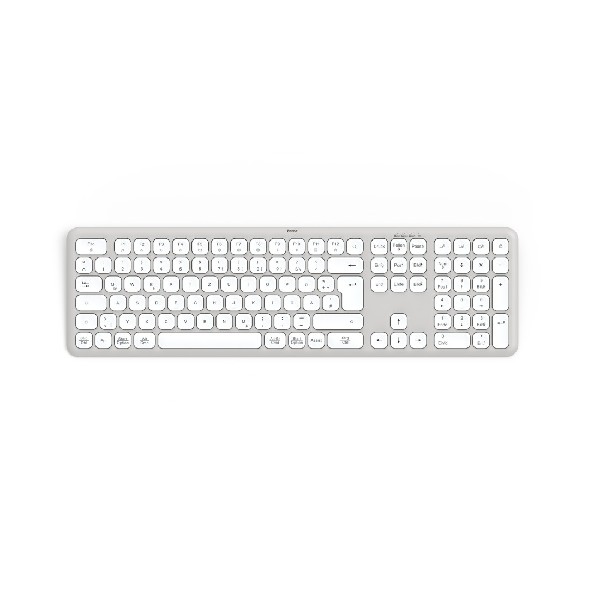 Hama - multi-device wireless keyboard WK-550 with Bluetooth, white