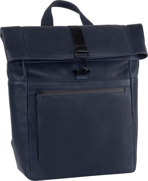 Leonhard Heyden - Leder-Rolltop-Rucksack 