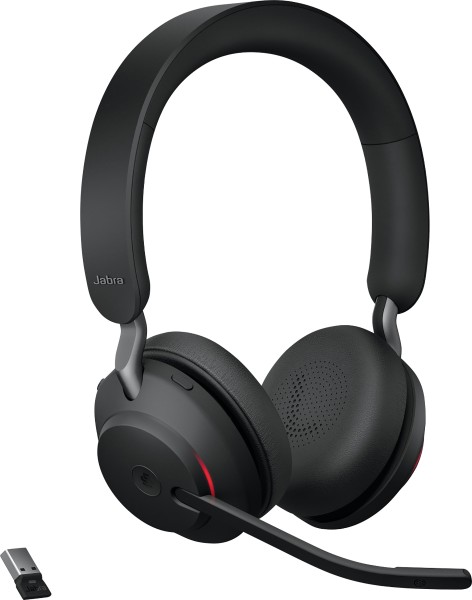 Jabra - Bluetooth-Headset "Evolve2 65 Stereo MS", schwarz