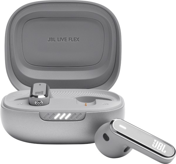 JBL by Harman - Bluetooth InEar-Kopfhörer "Live Flex", silber