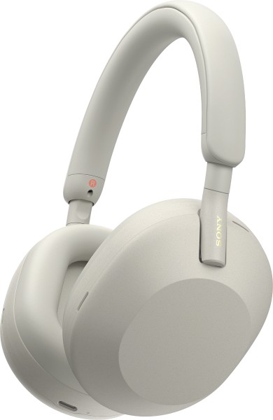Sony - Bluetooth OverEar-Kopfhörer WH-1000XM5 mit Noise Cancelling, silber