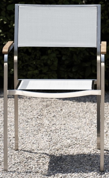 Jan Kurtz - stainless steel stacking chair 