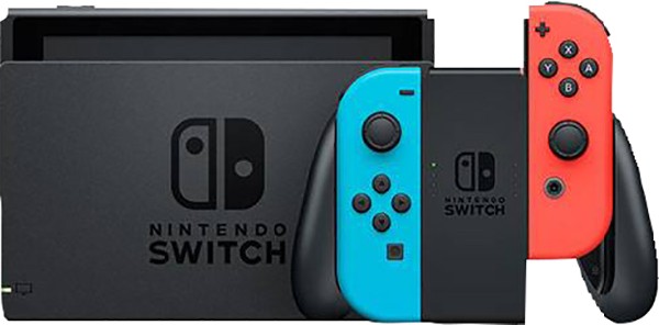 Nintendo Switch - Konsole OLED Modell, neon-rot/neon-blau
