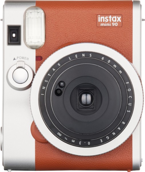 Fujifilm - Sofortbildkamera "instax mini 90" Neo Classic, braun