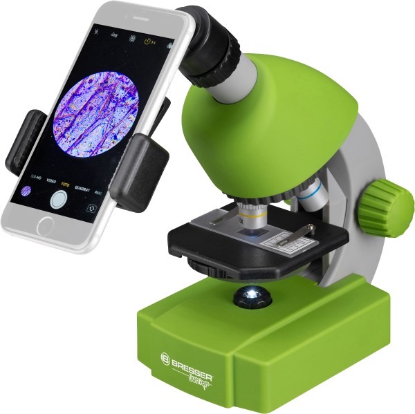 Bresser Junior - Mikroskop 40x-640x, grün