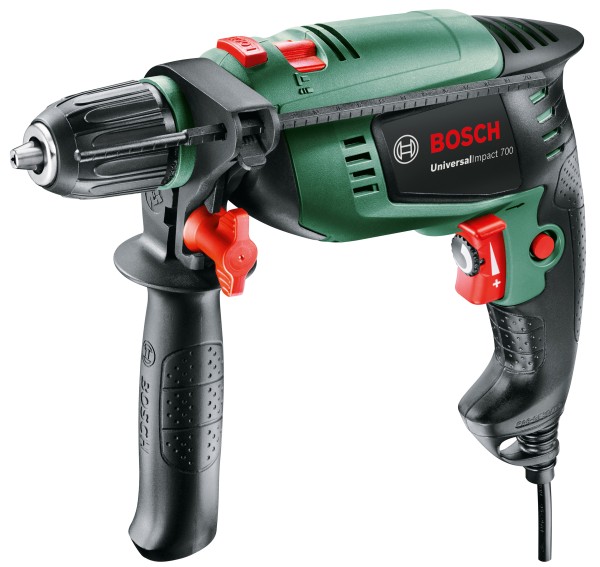 Bosch - Schlagbohrmaschine UniversalImpact 700 im Koffer  grün