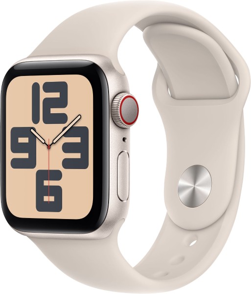 Apple - Watch SE GPS + Cellular 40 mm aluminum case and polarsterm sports bracelet, size. S/M