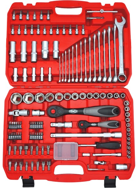 Famex - mechanic‘s socket spanner set 6-32 Nm, 125 pcs