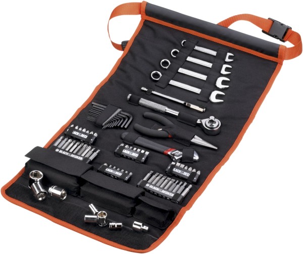 Black&Decker - automotive tools-accessory- roll-up case A7063 76-piece