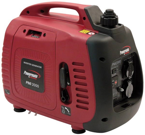 Powermate by Pramac Inverter Stromerzeuger PMi 2000, rot/schwarz