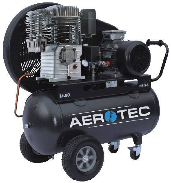 Aerotec - Kolbenkompressor 780-90 PRO, schwarz