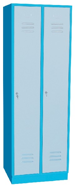 Aerotec - Garderobenschrank Typ GS 2, blau