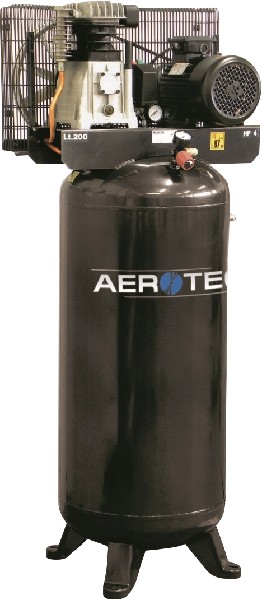 Aerotec - Kolbenkompressoranlage 600-200 stehend 400 V, schwarz