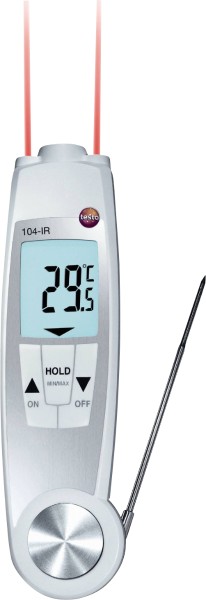 Testo - Infrarot- & Einstich-Temperaturmeßgerät 104 IR