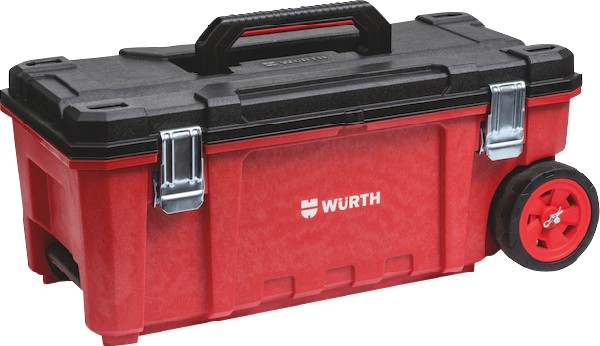 Würth - Trolley-Werkzeugkoffer KST, rot/schwarz leer