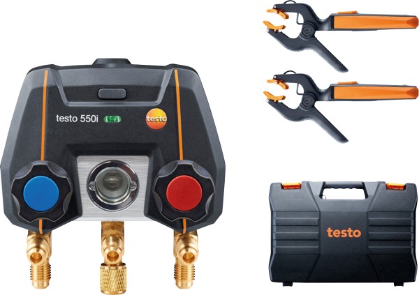 Testo - 550i Smart Set- App-gesteuerte Monteurhilfe mit kabellosen Temperaturfühlern