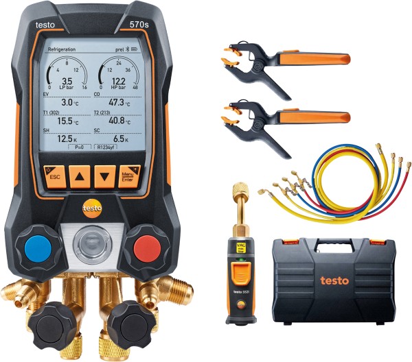 Testo - Smart-Vakuum-Set 570s mit Füllschläuchen