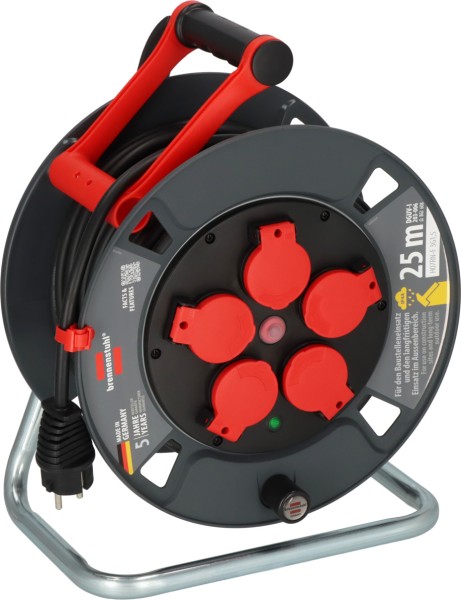 Brennenstuhl - Professional cable reel 300 KU 2100 IP44, 25 m