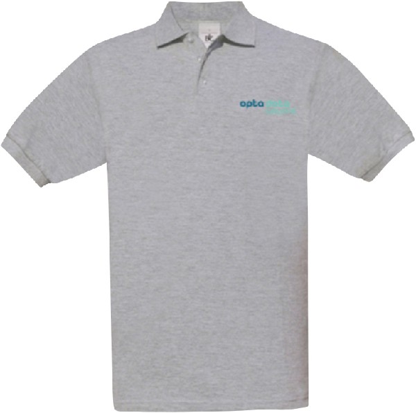 opta data Poloshirt Men grau